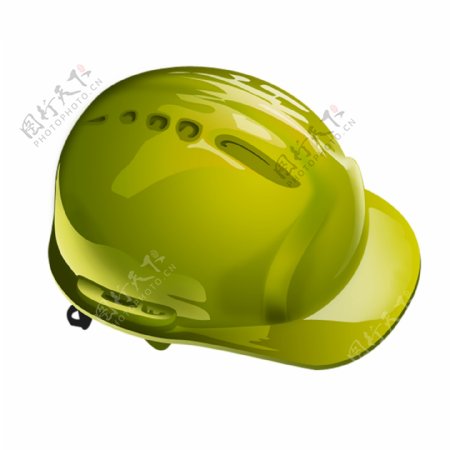 绿色安全帽icon图标