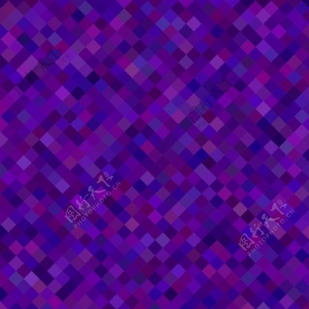 抽象正方形方格图案背景紫色方块矢量图