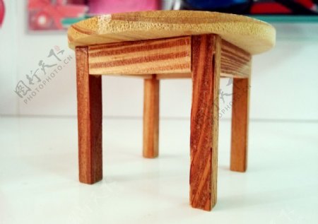 桌椅微缩微型模型