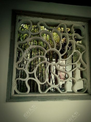 苏州园林雕窗