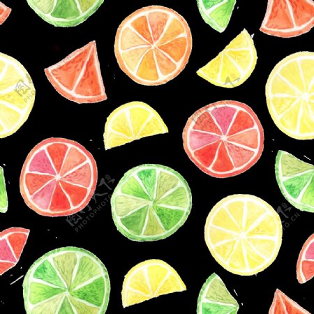 可爱缤纷水果透明素材