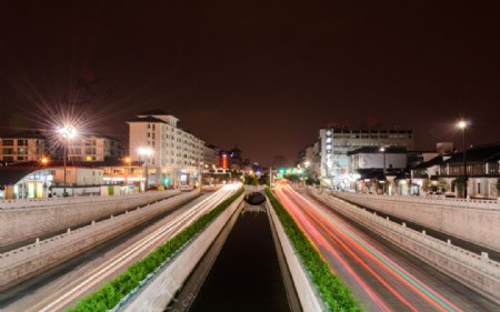 苏州观前乐桥夜景