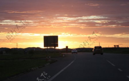 夕阳公路