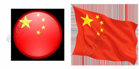 中国国旗图标免抠png透明图层素材