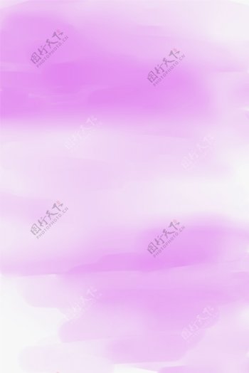 水彩手绘紫色广告背景