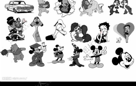 迪士尼动画50多种笔刷