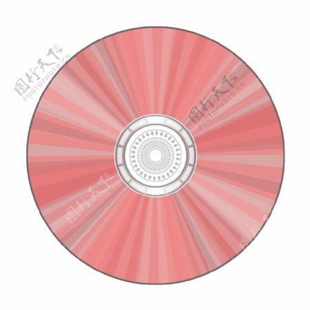 粉红圆形光盘免抠png透明图层素材