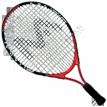 红色网球拍免抠png透明图层素材