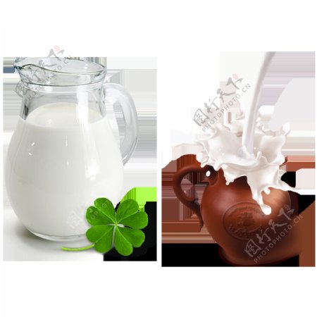 美味的牛奶免抠png透明图层素材
