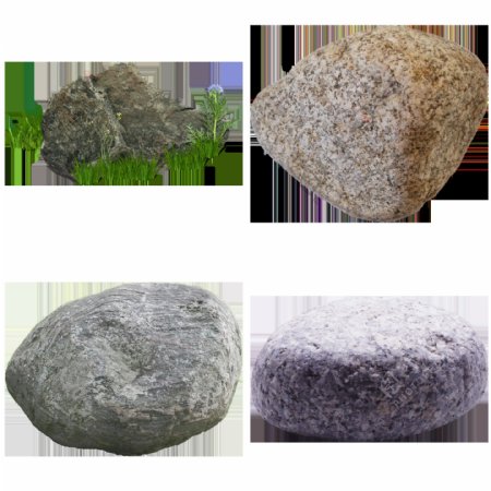四块石头免抠png透明图层素材
