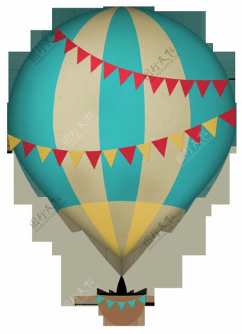 漂亮节日热气球免抠png透明图层素材