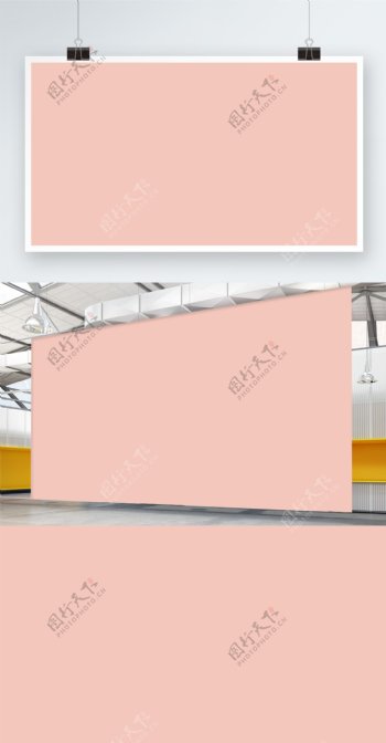 千图网官方样机V5.30横版海报展板签名墙80x45cm方案2