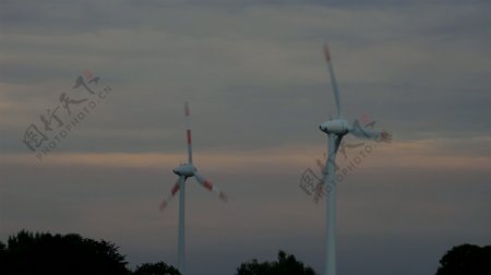 黄昏风力涡轮机