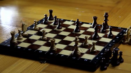 国际象棋的定格动画