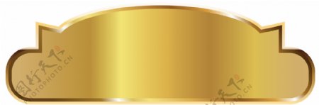 黄金标签免抠png透明图层素材