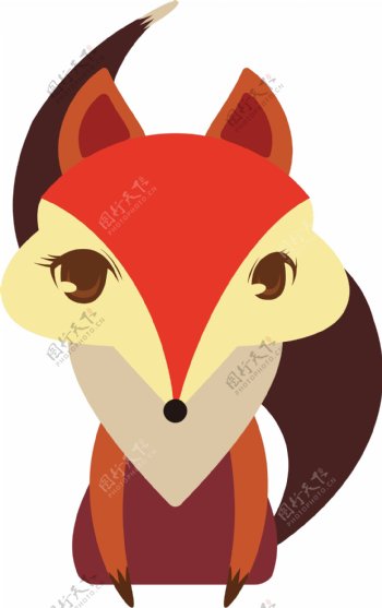 小狐狸手绘插画设计