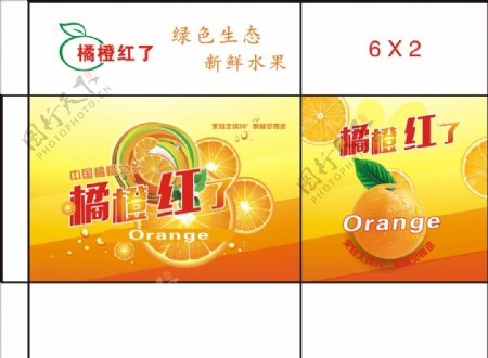 橘橙橙子精品盒橙包装