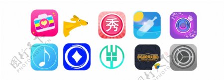 各类app图标手机元素logo素材集合