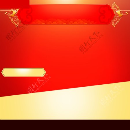 春节红色主图背景图