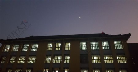 重庆大学A区夜色