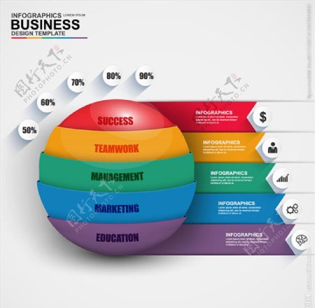 商务信息图表