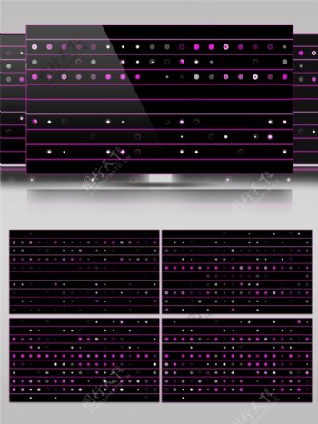 紫色点阵光束动态视频素材