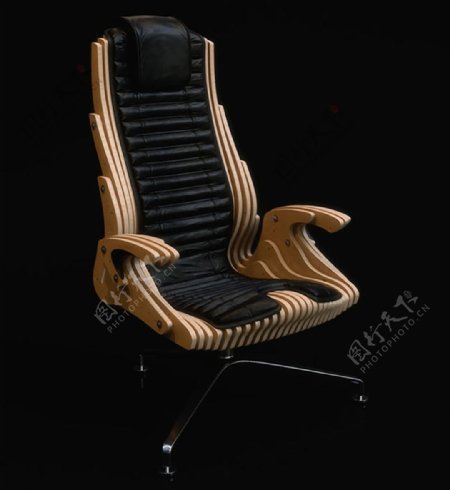 木质3d模型办公室椅子jpg
