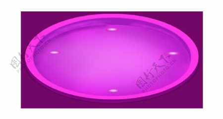 紫色梦幻舞台png元素