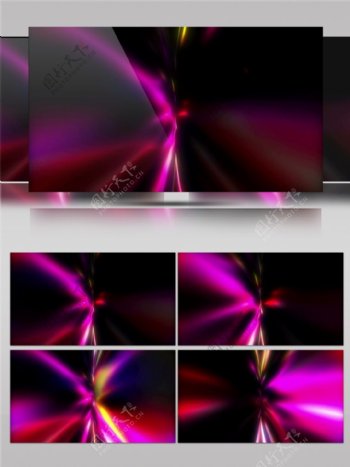 紫色极光光束视频素材