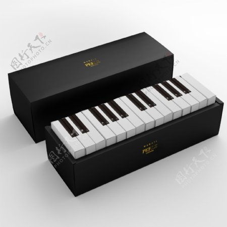 钢琴蛋糕包装盒