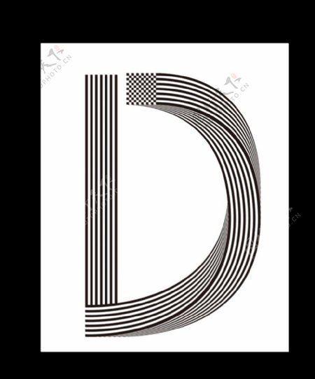DD字母设计创意字体设计