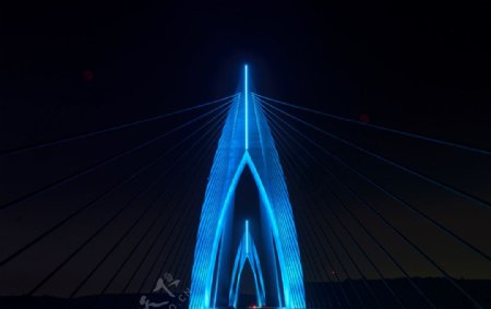 桥梁灯光