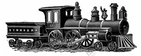 复古蒸气火车