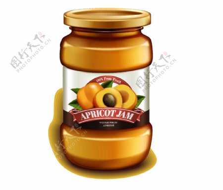 黄桃罐头元素