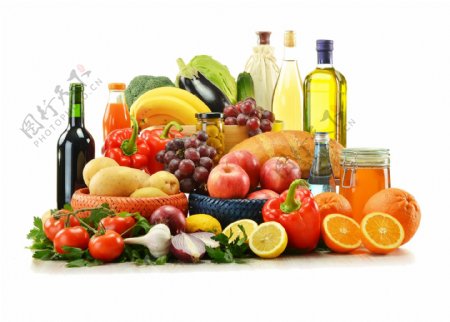 安全食品蔬菜水果元素