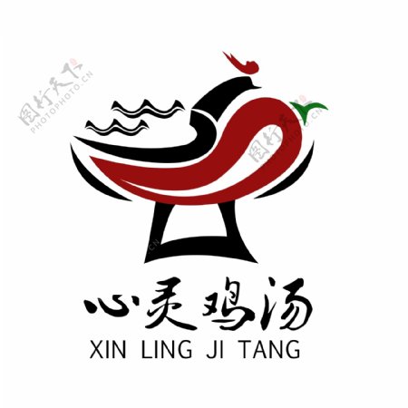心灵鸡汤logo设计