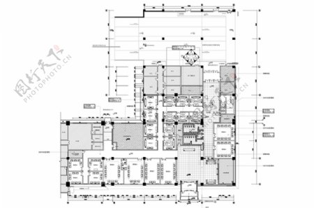 CAD贵宾室空间平面方案规划