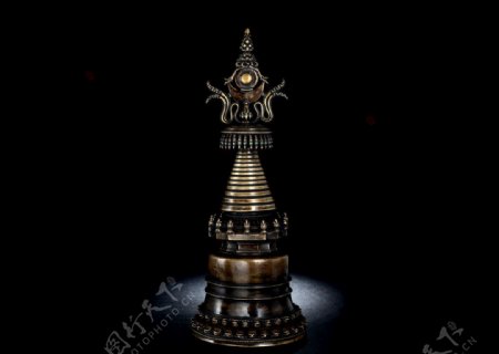 西藏收藏品艺术品噶当塔