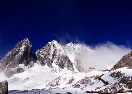 西藏雪山风景摄影