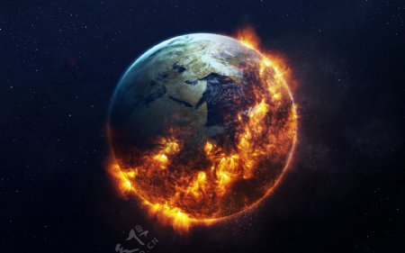 地球燃烧