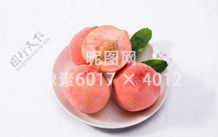 夏季新鲜桃子拍片背景