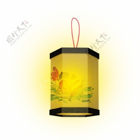 中秋节中国风灯笼可商用元素