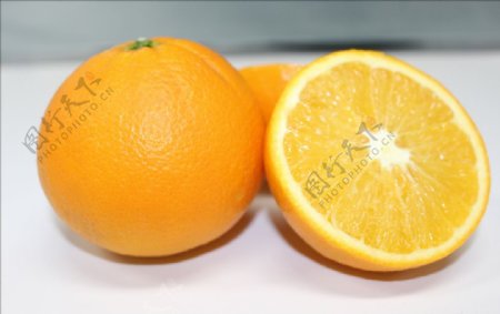 金堂脐橙橙子摆盘脐橙特写