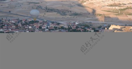 土耳其热气球早晨日出戈