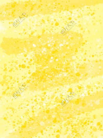 黄色点墨风格水彩类型背景