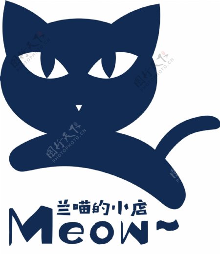 矢量猫猫咪喵喵logo