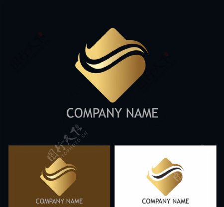 黑金创意logo设计8