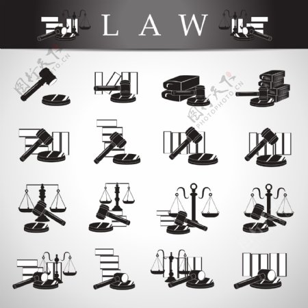 法律矢量图