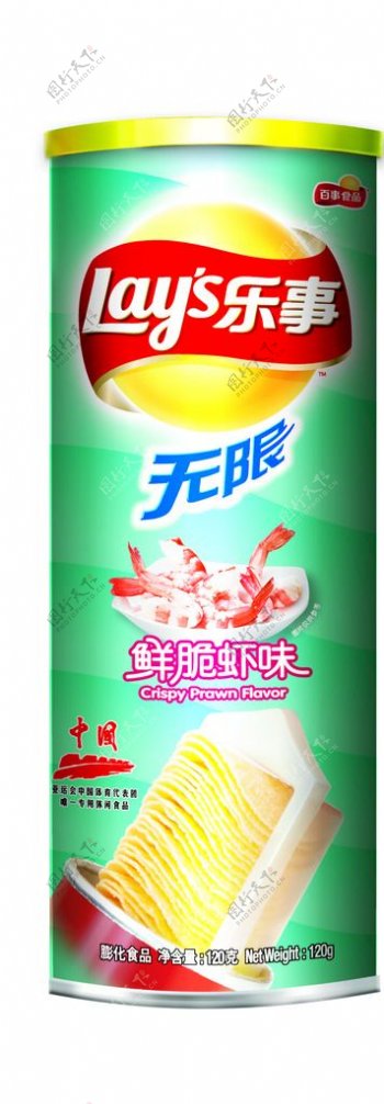 鲜虾味膨化食品包装