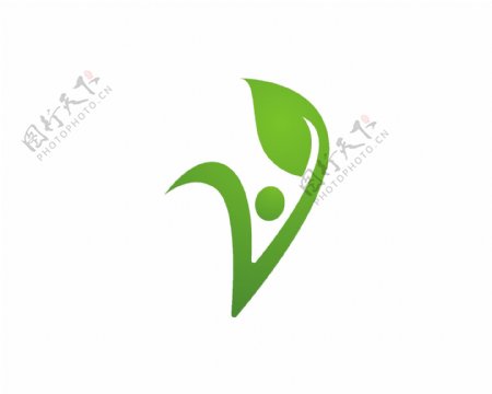 互联网绿色能源标识logo